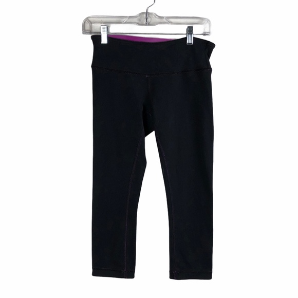 Lululemon Reversible Wunder Under Crop Legging 6 - Picture 4 of 8